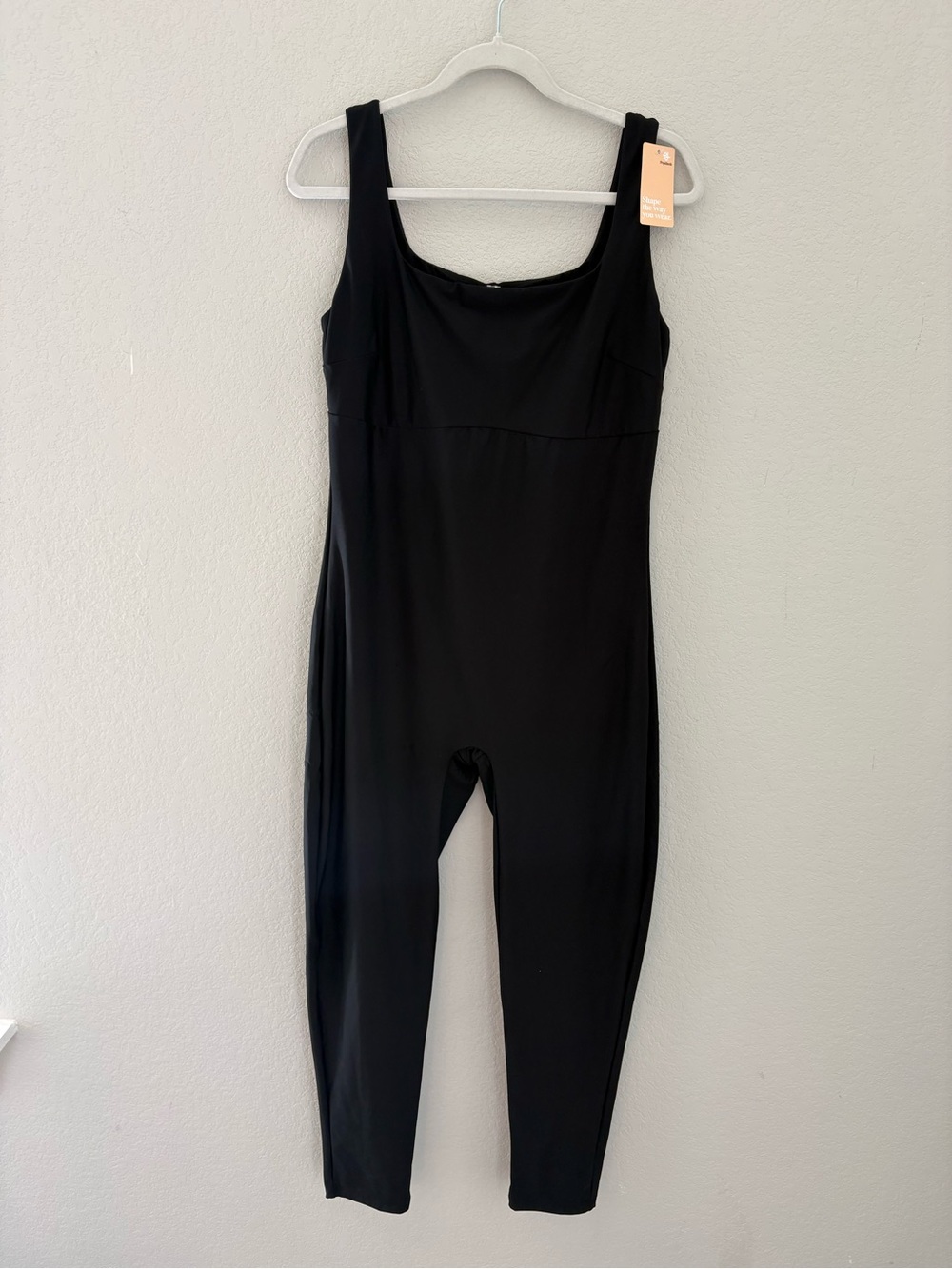 Popilush Black Shapewear U-Neck Thigh Slimming Butt Lift Jumpsuit XXL